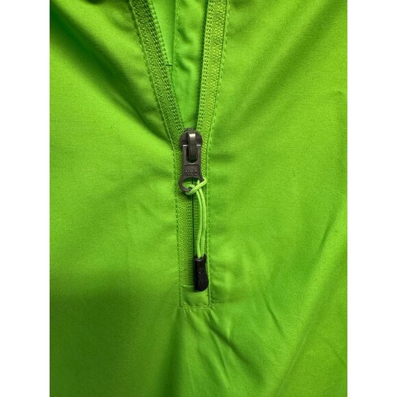 Faldo Mens Vivid Green Golf Windbreaker Half-Zip Lightweight Water-Resistant LG - Picture 6 of 12